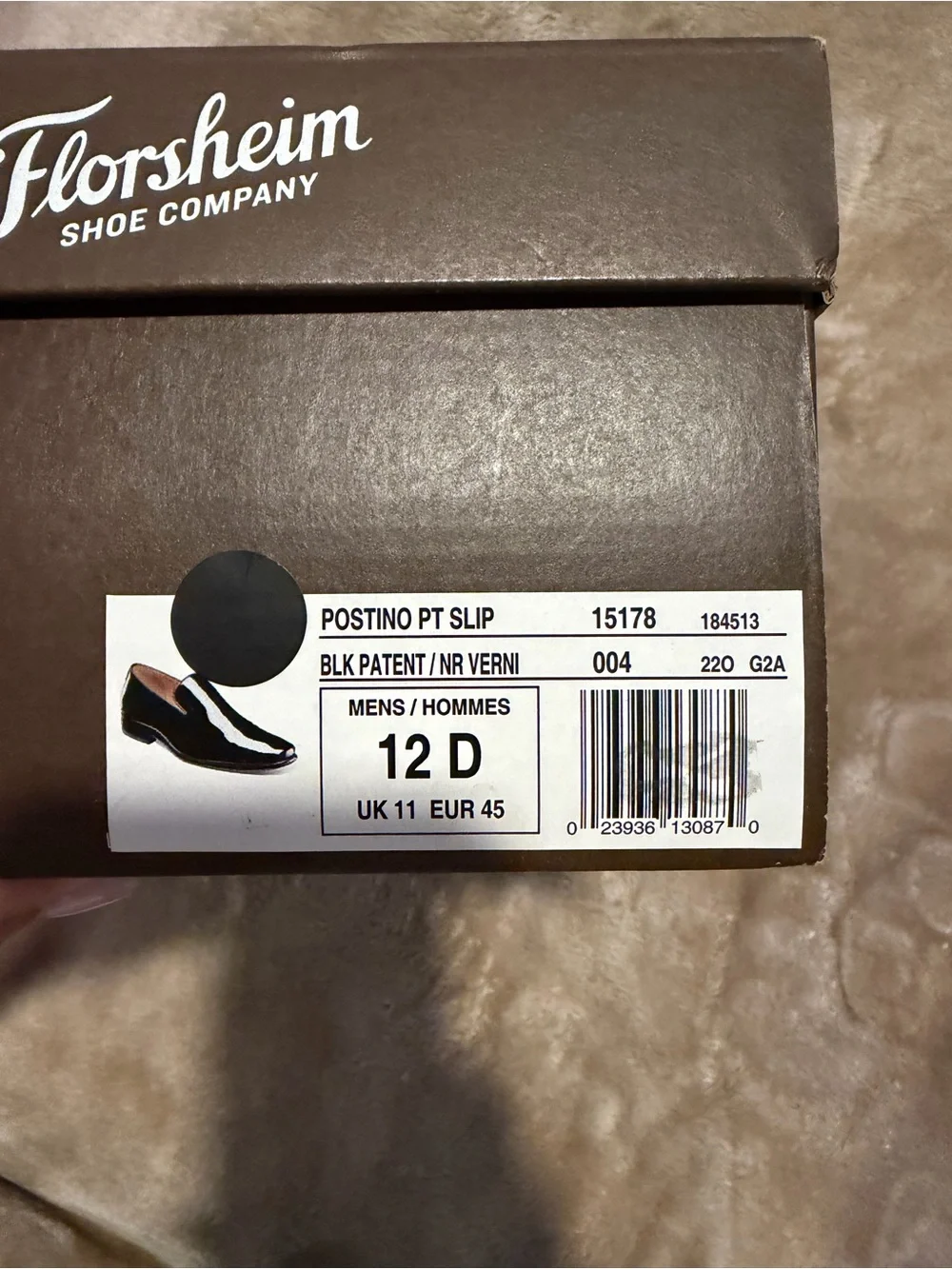 Florsheim shiny patent